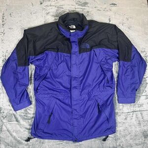 Vintage 90s The North Face Hydrenaline Purple Parka Jacket Size Large